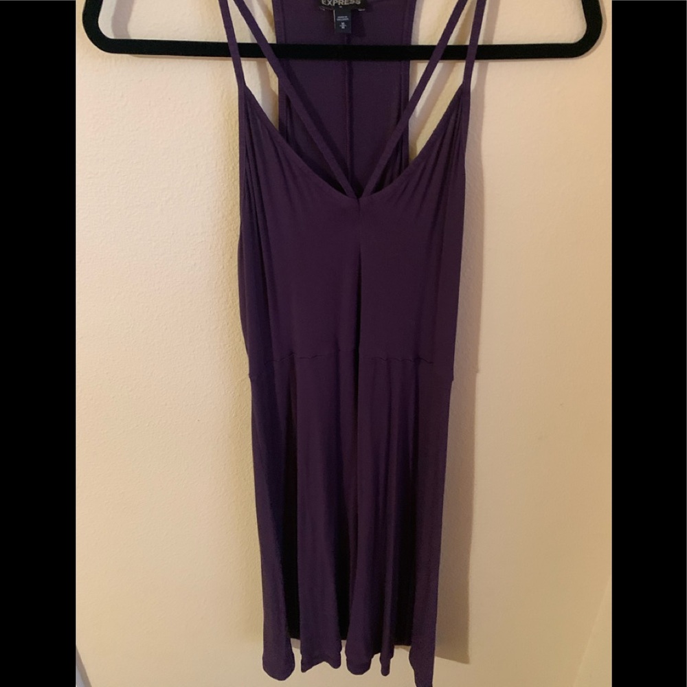 Express Purple Tank Dress